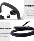 Heavy Duty 2500W Handheld Steam Cleaner For Kitchens And Floors High Temp Pressurized Hot Vapor Machine with non-slip handle and double-layer hose.