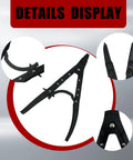 Beefy 12 Inch Snap Ring Pliers Set For Spindle Installation And Removal Internal And External Circlips Built For Ford Super Duty Pickups 2007 And Newer, detailed view