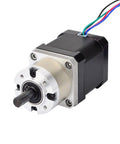 Nema 17 Geared Stepper Motor With Planetary Gearbox 5 To 1 Gear Ratio 0.35 Degree Step Angle Bipolar 4 Wire, showing gearbox.