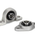 Heavy Duty Spherical Roller Bearing Shaft Support With Zinc Alloy For Mounted Pillow Block Housing Fits KFL001 KFL000 12mm, side view