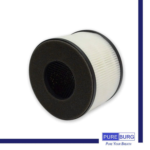 Replacement Filters For PARTU And Slevoo BS-03 Air Purifier 2-Pack H13 True HEPA 3-Stage Filtration with activated carbon