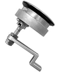 Floor hatch latch, marine-grade stainless steel, recessed mount with turning lock handle