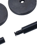 Interchangeable discs and shaft from Pro Grade Bushing Removal Tool Set With 21 Piece Bearing And Seal Driver Kit