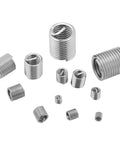 Assorted wire inserts from 60 Piece Stainless Steel Thread Repair Kit With M3 To M12 Wire Insert Sleeves For Automotive And Industrial Repairs
