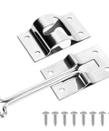 Heavy Duty 304 Stainless Steel RV Door Latch And Holder For Trailers Campers Trucks And Shop Doors Tough Exterior Door Catch with screws