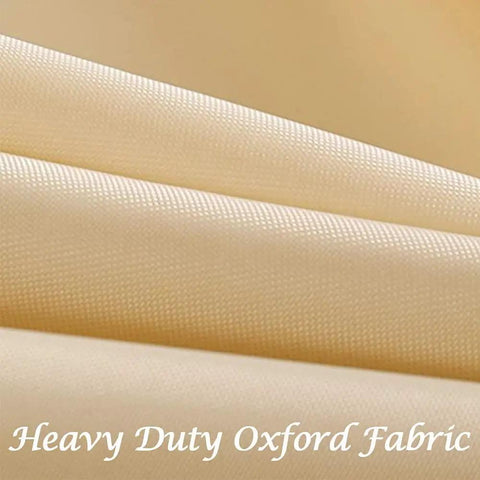 Beige 420D Oxford fabric for Outdoor Patio Bar Table Cover For Round 21 Inch Diameter And 23 Inch High Fits Keter 7.5 Gallon Cool Bar End Tables