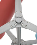 Close-up of Beefy 400 Watt Wind Turbine Kit With DC Helix Maglev Axis, showing high-strength fiberglass blades and levitation shaft.