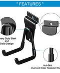 12 Pack Heavy Duty Slatwall Hooks For Garage Organization Must Have U Hooks Cushioned Rubber Coated Anti Slip Durable