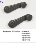 Interior Window Crank Handle Textured Gray Compatible With Toyota Vehicles Including 1973 To 2017 Tundra Yaris Matrix