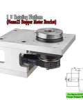 Rotating Platform Cam Indexer For Cutting Tables 360 Degree Electric Rotary Table For 4 Axis And 5 Axis Machining Nema 23 Stepper Motor Compatible Pro Grade Milling Indexer DIY Friendly.