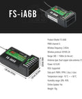 FS-iA6B 2.4G AFHDS 2A RC Transmitter With Snappy Touchscreen 10 Channel Radio Controller For Quadcopters And Multirotors