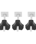 Heavy Duty Stainless Steel T Track Kit For Woodworking And Metalwork With 10 Bolts Nuts Washers And Slide Controls Built Tough For Durable Joinery Guide System For Home Shops, 3 T-slot clamps