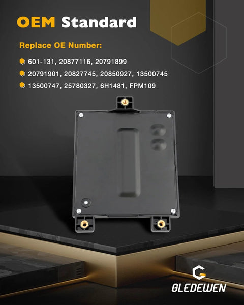 Fuel Pump Driver Module Replacement For GM Vehicles 2010 2012 compatible with Chevy and GMC, shown from front view.
