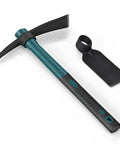 Two Tool Heads Garden Hoe Set With One Handy Handle For Flower Beds And Weeding Easy Install Multi Functional Gardening Kit, carbon steel