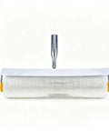 Spiked Screeding Compound Roller 19x1 Inch For Self Leveling Floors, close-up showing spikes and splash protection