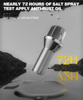 20 Piece Street Ready Chrome Lug Bolts M12 X 1.25 Thread With Rock Solid 28mm Shank and 17mm Hex Head featuring anti-rust features.