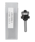 Cool Keenso 4 Flute Solid Carbide Roundover Router Bit with protective case for wood edging and trimming projects.