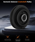 Harmonic Balancer Crankshaft Belt Drive Pulley For Toyota Camry 1992-2001 2.2L 2164cc I4 DOHC Also Fits Celica 1994-1999