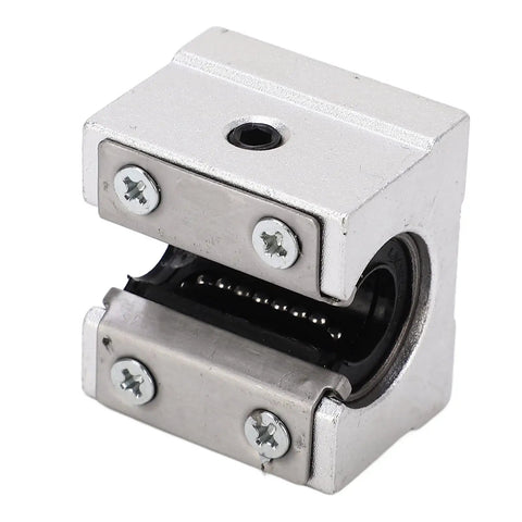 4 Pack Aluminum Slider Linear Motion Ball Bearing Slide Block SBR10UU Pro Grade High Precision CNC Machine Tool Component For Aerospace Durable Aluminum Alloy Built To Deliver Smooth Operation Performance And Low Friction. aluminum linear slide block with ball bearing, silver SBR10UU style, CNC rail use