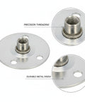 Heavy Duty Metal Furniture Connector Plate With Nuts For Sofa Cabinet And Chair Joints No Wobble Fix Rock Solid Reinforcement Bracket, close-up