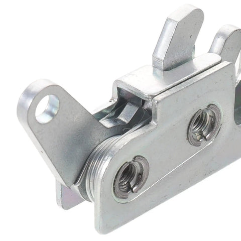 Heavy Duty Push Latch For RV Cabinets And Motorhomes, Galvanized Steel Flush Mount Hardware close-up view