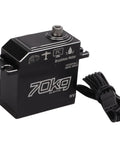 Beast Mode 70Kg Brushless Digital Servo with stainless steel housing for 1/8 and 1/10 RC crawler builds.