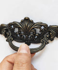 4 Pack Vintage Style Bail Drawer Pulls In Dark Antique Bronze For Cabinets And Dressers Durable Zinc Alloy Construction