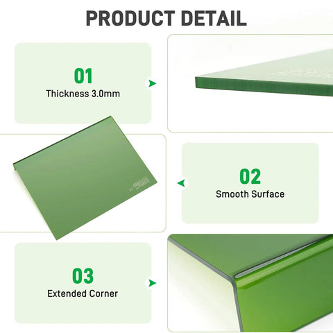 Corner Laser Safety Window Shield For 800-1100 Nm Filtering Infrared Light Protection Plate For Laser Engraving Machines DIY