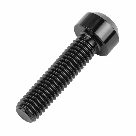 Titanium M6x25mm Torx Square Head Bolt Pack Of 5 In Black 6AL4V Grade 5 Titanium For Bikes Motorcycles And Cars 1mm Pitch