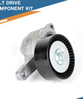 Idler Pulley And Serpentine Belt Tensioner Kit For Suzuki Grand Vitara SX4 2009 2010 2011 2012 2013 2.0L 2.4L L4 DIY Friendly