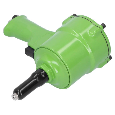 Pro Japanese Style Pneumatic Nail Puller And Air Riveting Machine KP 705P, green handheld tool for 2.4 to 4.8mm rivets.