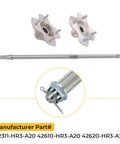 Rear Axle Shaft And Rear Left And Right Wheel Hubs For Honda Rancher 420 Foreman 500 520 Quad ATV Be Ready To Roll
