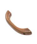 Premium Teak Handrail With Pre Drilled No Sweat Mounting For Tight Spaces Versatile Wall Grip, 9-3/4" durable wood support.
