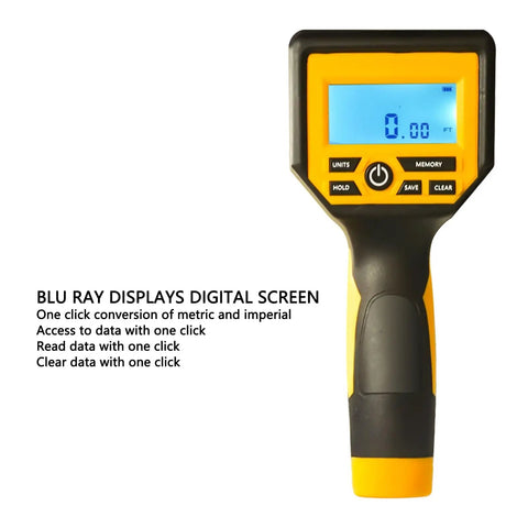 Workhorse Digital Measuring Wheel With Glowing Backlit Display Zero Hassle Metric And Imperial Conversion Road Ready Frame For Landscaping Or Drywall Straight Tracking On Concrete Or Gravel