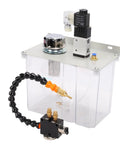 Rock Solid Heavy Duty Machine Tool Coolant Sprayer System Featuring Flexible Metal Hose 3 Liter Reservoir Magnet Base Solenoid Valve For Cnc Milling Rigs 3 liter tank with solenoid valve and flexible hose.