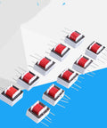 10 Pack 1 To 1 Audio Isolation Transformer With EI14 Core, 600 Ohm Primary To 600 Ohm Secondary, 135 Ohm DC, Tight Windings