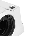 Close-up of Rock Solid Aluminum Alloy Linear Motion Ball Bearing Slide Block showing aluminum body and black interior housing.
