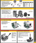 Workhorse 5C Horizontal And Vertical Angle Collet Fixture With Lever Open Close for Any Standard 5C Collet Dual Base Options