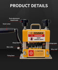 Dual Mode Wire Stripping Machine With Six Precision Blades And Five Heavy Duty Cutters Effortlessly Sheds Cable Jackets For Scrap Copper Recovery And Straight Up Killer Auto Wiring Repairs In A Hassle Free Setup with dual adjustment knobs and alloy shell.