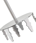 Hella Sharp Stainless Steel Meat Fork Pork Puller Tool With Upgraded Ultra Tough Tines for shredding meat, view of sharp tines.