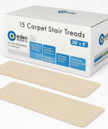 Non Slip Stair Treads for Wooden Steps 8x30 Inch Peel and Stick Indoor Carpet Runner Mats Slip Resistant Backing Safe for Elders Kids and Pets