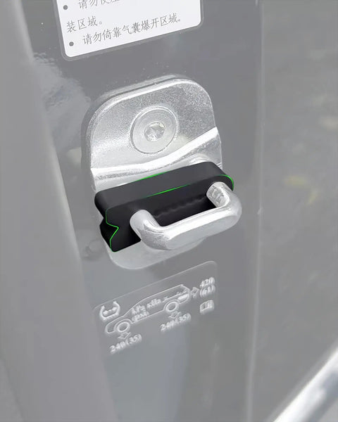 Universal Vehicle Door Buffers Knock Back The Heavy Slam With Chunky Silicone Shock Absorbers on truck latch.