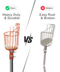 Comparison of Go To 13 Foot Adjustable Stainless Steel Fruit Picker Pole With Large Metal Basket and competing product