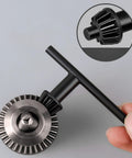 Rock Solid Heavy Duty Drill Press Chuck Key Wrench Set With 3/8 And 1/2 Inch Replacement Keys forged carbon steel drill chuck key