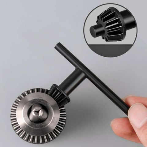 Rock Solid Heavy Duty Drill Press Chuck Key Wrench Set With 3/8 And 1/2 Inch Replacement Keys forged carbon steel drill chuck key
