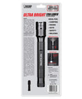 Packaging of Tactical LED Flashlight With Aluminum Alloy Body, Zoomable Beam, featuring 1,700 Lumen brightness, ultra-bright design.