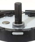 Close-up of the shaft of a High Torque Permanent Magnet Synchronous Motor 40W 110 To 220V AC Low Speed For DIY Projects RC Cars