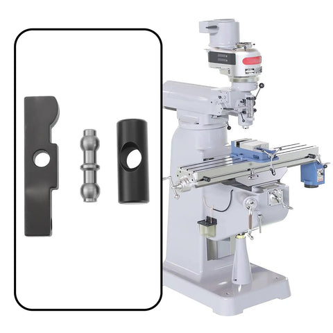 Pro Grade Fine Adjustment Milling Machine Head Accessory Set for Bridgeport Machines, includes B184, B183, B145 components