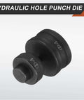 Hydraulic Hole Punch Die Set For 4mm Round Hole 40Cr Steel Electric Punching Kit For CH75, black durable tool