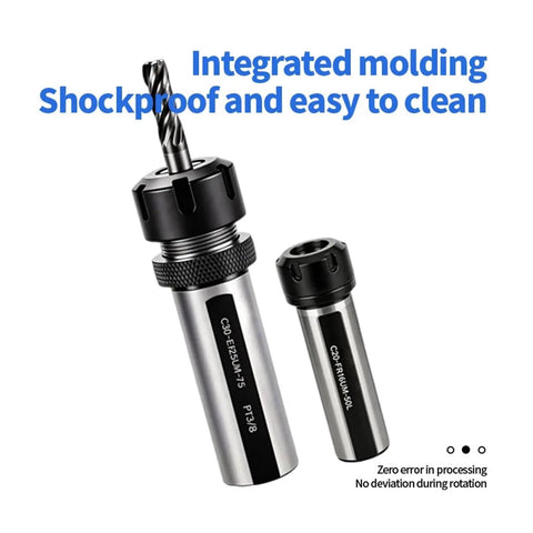 Heavy Duty Industrial Er Extension Rod With Straight Shank Built For Cnc Milling And Lathe Work To Slash Vibration And Deliver Dynamite Cutting Precision, showcasing integrated molding and shockproof design.